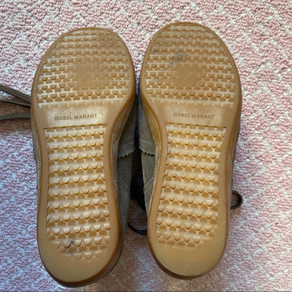 Isabel Marant Bobby Suede Wedge Sneakers - Picture 5 of 6